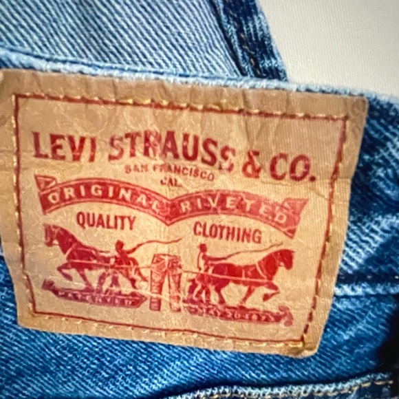 Levi's Blue Denim Women's Jeans Overalls, Small - Picture 4 of 8